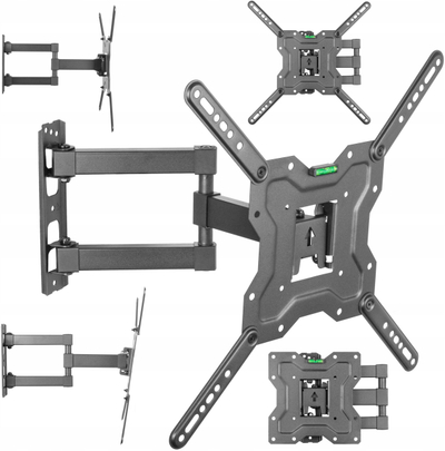 Mbajtëse muri për TV Montis Vinson MT193, deri 55", 35 kg, gri