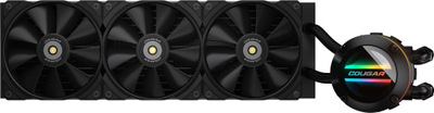 Ftohës i lëngshëm Cougar Poseidon GT 360, ARGB, 3x120mm, i zi