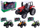 Lodër traktor metalik PRO Tractor Mix, rrota lëvizëse, dizajn i përzier, shumëngjyrëshe
