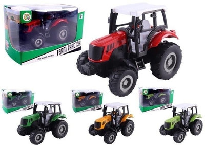 Lodër traktor metalik PRO Tractor Mix, rrota lëvizëse, dizajn i përzier, shumëngjyrëshe