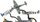 Set model avionësh Airfix D-Day Fighters, shkalla 1:72, 5 modele, shumëngjyrësh