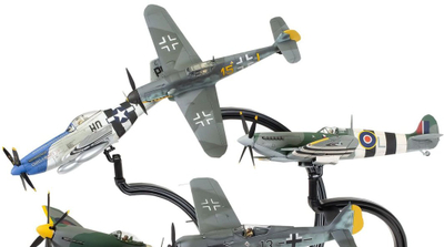 Set model avionësh Airfix D-Day Fighters, shkalla 1:72, 5 modele, shumëngjyrësh