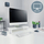Stendë monitori Leitz Ergo, ergonomike, gri