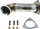 Downpipe TurboWorks për Opel Corsa D OPC Z16LER, çelik inox, sportiv, pa katalizator