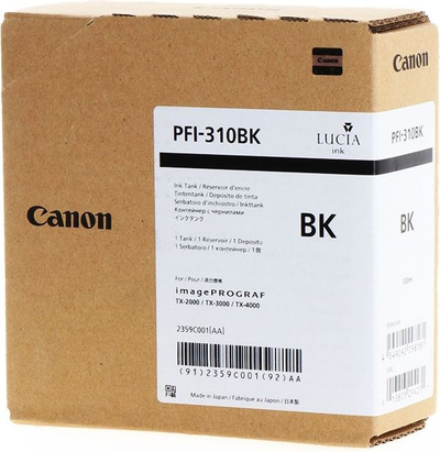 Ngjyrë për printer Canon PFI-310 BK, 130 ml, e zezë