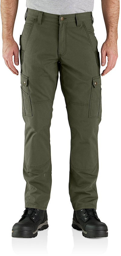 Pantallona cargo Carhartt Ripstop, W42 L30, pambuk, jeshile e errët