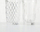 Gotë xhami AURORA, 300 ml, transparente, dekor