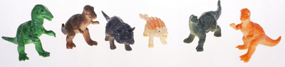Lodër dinosaurus Tres Figurine, 8-9cm, plastik, shumëngjyrëshe