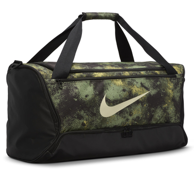 Çantë sportive Nike Brasilia Duff 95 Camo AOP, 60L, me print camo, shumëngjyrëshe