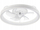 Llambë tavani me ventilator Lamkur FARGO 49885, LED 3000K, e bardhë