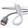 Kabllo USB Usams Bicolor Series SJ757, USB-C në Lightning, 1.2m, 30W, bardh e zi
