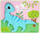 Puzzle druri dinosauri Adar 551718, 6 pjesë, për kalamaj 3+