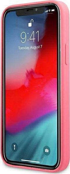Kapak telefoni Guess GUHCP12LLSPEFU Peony Collection për iPhone 12 Pro Max, hard case, fuksia