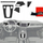 Film mbrojtës interieri GrizzGlass PianoSkin Matte për Audi A3 8Y Facelift 2024 2025, set 5 në 1, i zi mat