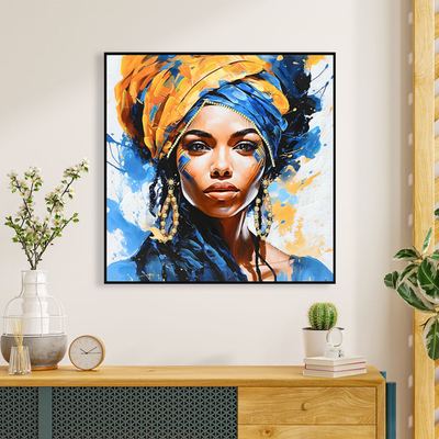 Pikturë muri Onnanoko 82x4,5x82Hcm (HM4565), zezë