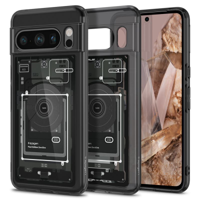 Mbrojtëse për celular Google Pixel 8 Pro Spigen Ultra Hybrid, e zezë