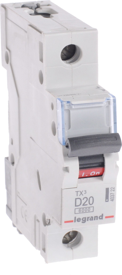 Ndërprerës elektrik Legrand S301 TX3 D20, 1P, 20A