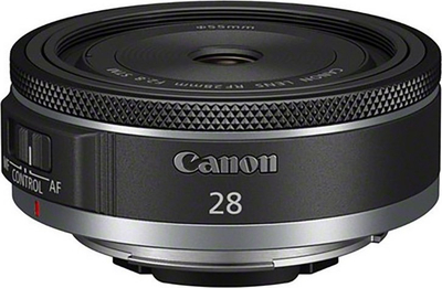 Objektiv Canon RF 28mm F2.8 STM, prime, i zi
