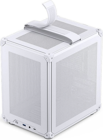 Kutia kompjuterike Jonsbo C6, ITX, USB-C, e bardhë
