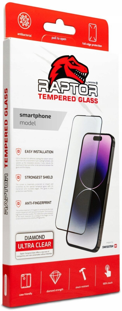 Заштитно стакло Swissten Raptor Diamond Ultra Clear 3D за Nokia G60, црно