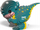 Puzzle 3D EUGY Pachycephalosaurus, lodër dinosauri kartoni, për kalamaj 6+