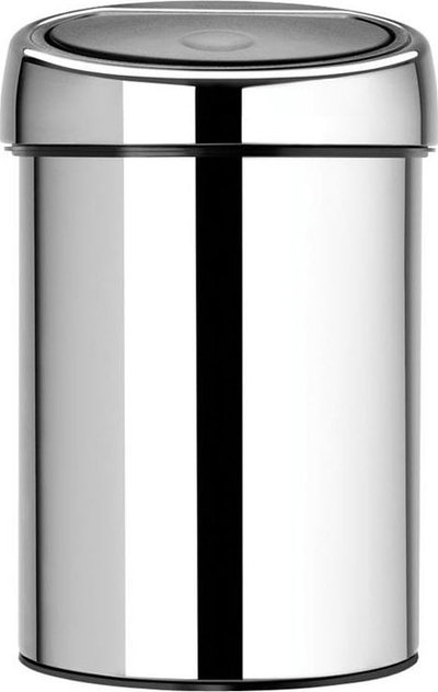 Канта за отпадоци Брабантиа Тач Бин, 3L, блескав челик, сребрена
