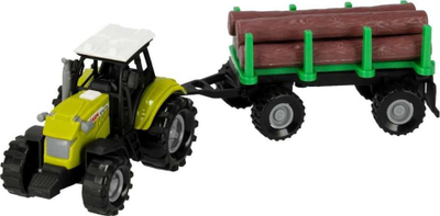 Traktor lodër Mega Creative My Ranch me rimorkjo, 25 cm, me drita edhe zë, shumëngjyrësh