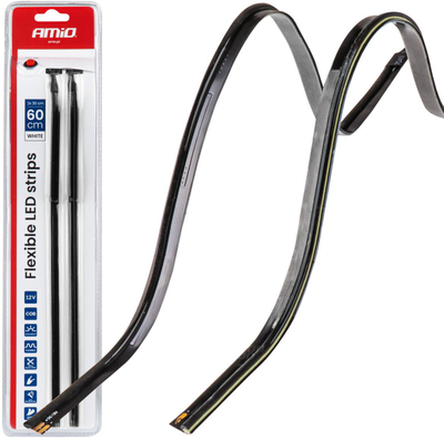 Shirit LED COB fleksibël AMiO 04575, 2x30cm, 12V, dritë e bardhë