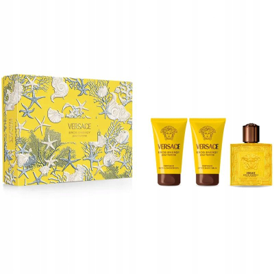Set dhuratë Versace Eros Energy, EDP 50ml, xhel dushi 50ml, balzam pas rrojes 50ml