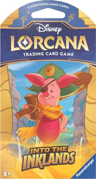 Pako booster me letra Disney Lorcana Into the Inklands, 12 letra, sleeved