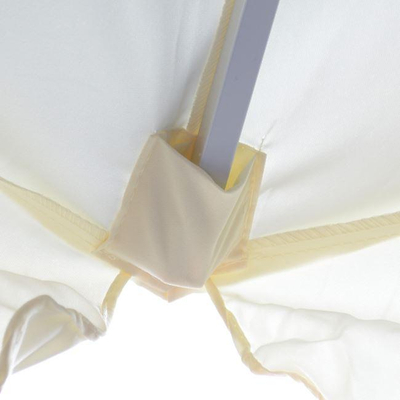 Çadër dielli HomeMarkt HM6001, metalike, diametër 2 m, ecru