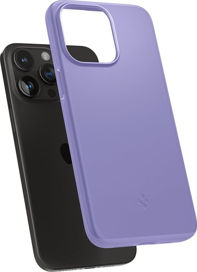 Mbulesë telefoni Spigen Thin Fit për iPhone 15 Pro, mbrojtje e hollë, iris purple