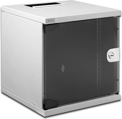 Кабинет за мрежа Digitus DN-10-05U-1, 10", 6U, сив