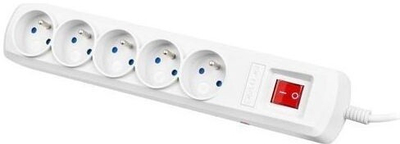 Kabllo vazhduese Armac ARC5, 5x priza, FR, çelës, 3 m, e hirtë