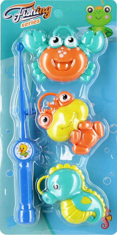 Lojë peshkimi për banjë Mega Creative Little Fish, set lodrash, për fëmijë 3+