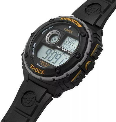 Orë dore për meshkuj Timex Expedition Rugged Shock TW4B24200, e zezë