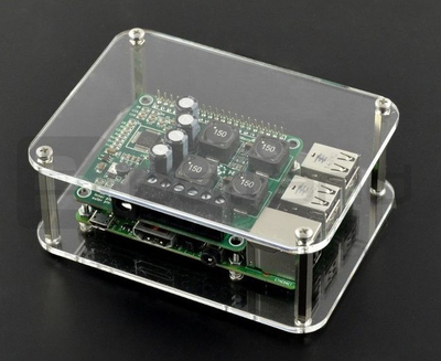 Kuti Gravlaser për Raspberry Pi 2B 3B 3B Plus 4B RHF 05409, akril 3 mm, transparente