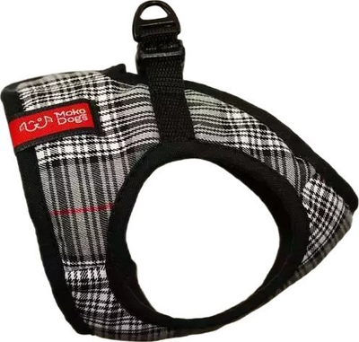Parzmore për qen Mokodogs Dog Harness, S, me kuadrata gri