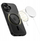 Mbrojtëse telefoni Tech-Protect MagPeak MagSafe CC, për iPhone 17, transparente me të zeza
