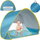 Çadër plazhi për bebe Beach Tent with Pool 21204, pop up, me mini pishinë, blu