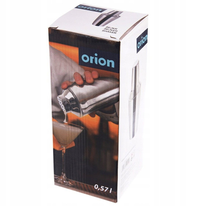 Шејкер за коктели ORION, 0.57L, инокс челик, сребрен