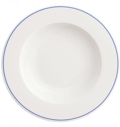 Pjatë e thellë Verlo Forte Mizu I, 26 cm, e bardhë