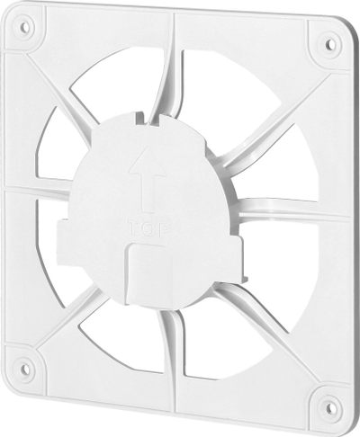 Grilë ventilimi universale, 150x150 mm, plastike, e bardhë