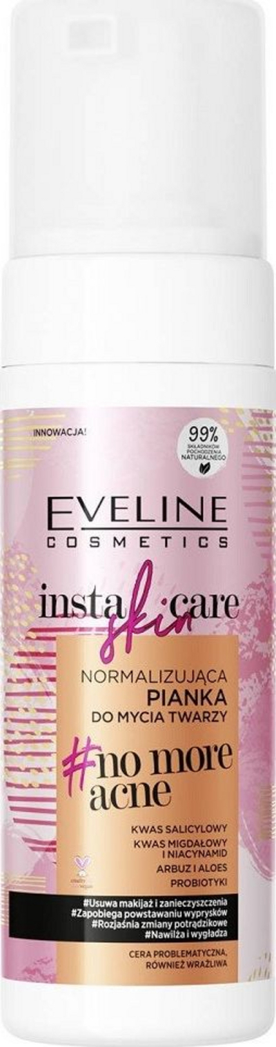 Shkumë pastruese fytyre Eveline Cosmetics Insta Skin Care, 150ml