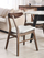 Set karrigesh ngrënieje Beliani Lynn, dru rubberwood, set 2 copë, e bardhë
