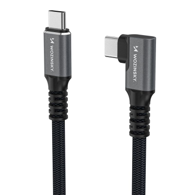 USB-C кабел Wozinsky WPS3-UY41S, Thunderbolt 4, 240W, 1m, црн