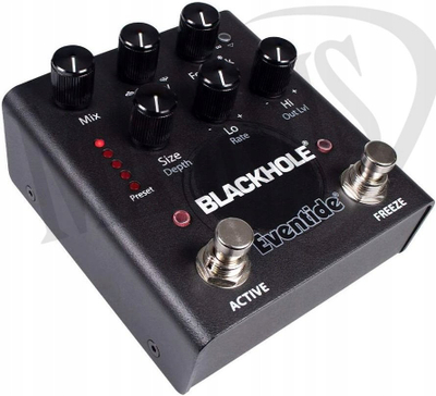 Pedalë reverb Eventide Blackhole, efekt atmosferik, trup metalik, e zezë