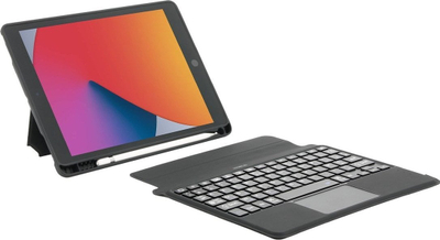 Këllëf me tastierë Mobilis, Bluetooth, touchpad, AZERTY frëngjisht, i zi