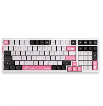 Tastierë VGN V98 PRO V3 Wireless, pa kabllo, rozë