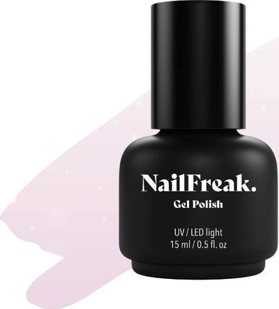 Llak xheli për thonj NailFreak Mate of Honour, 15 ml, UV LED, vjollcë e çelët